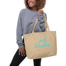 Load image into Gallery viewer, Just Breathe Tote Bag