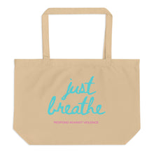 Load image into Gallery viewer, Just Breathe Tote Bag