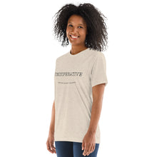 Load image into Gallery viewer, Uncooperative T-Shirt (Oatmeal &amp; White Spec)