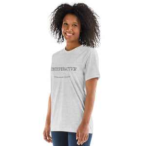 Uncooperative T-Shirt (Oatmeal & White Spec)